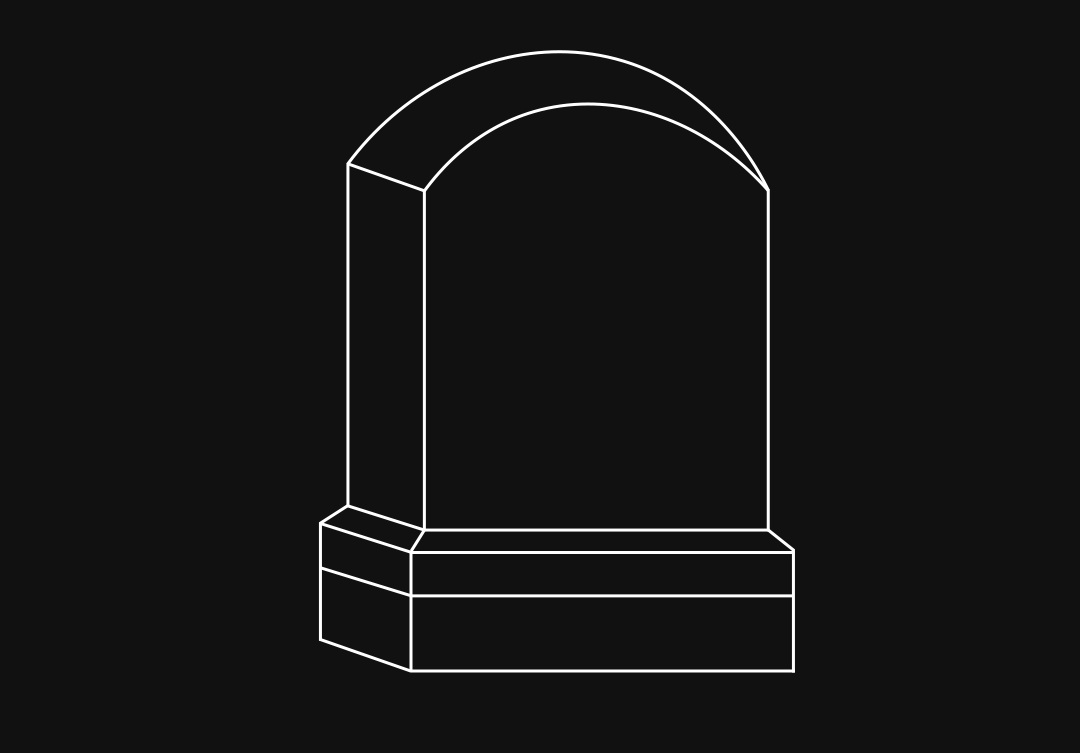 GIF of gravestone styles