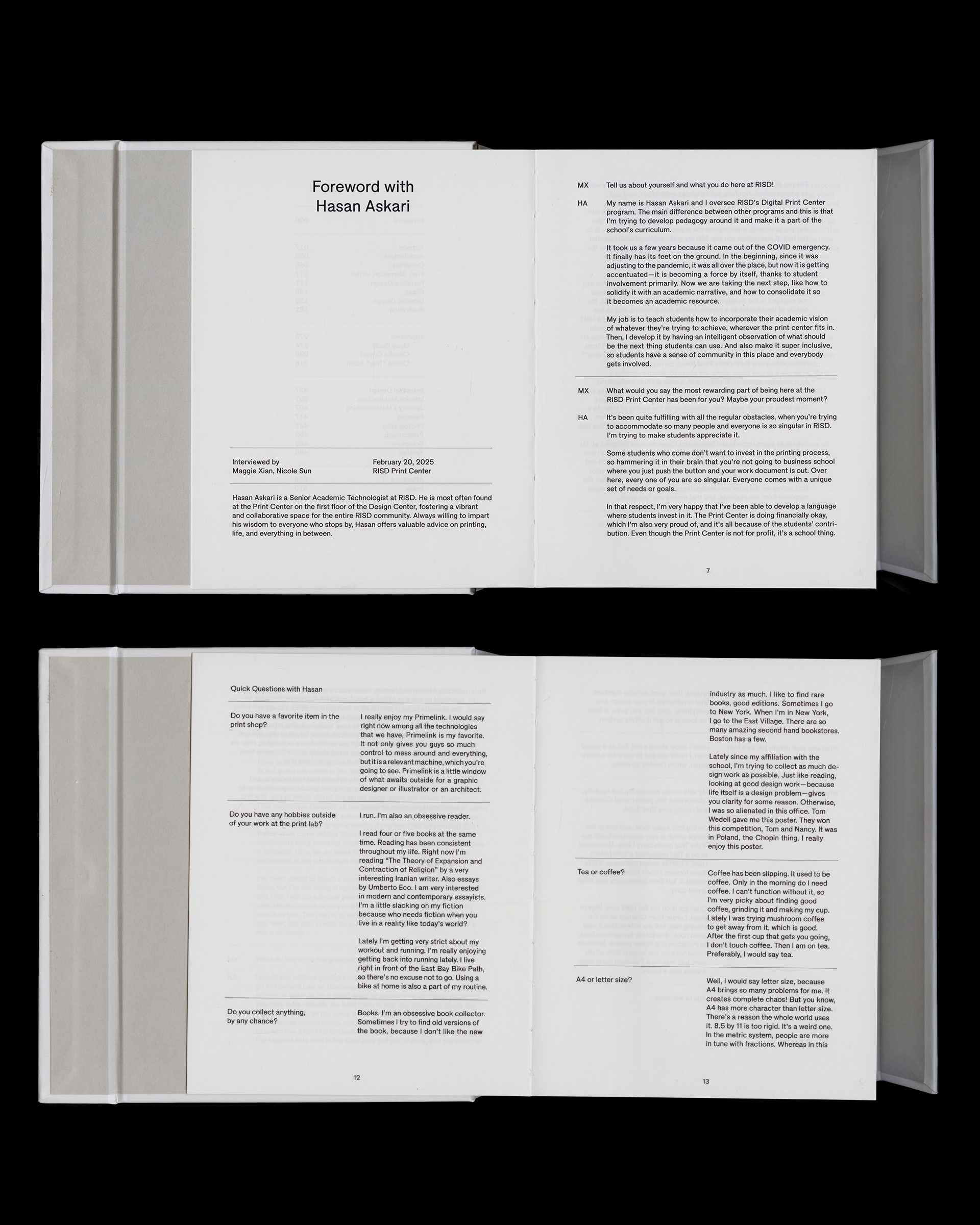 RISD 2025 Yearbook - foreword