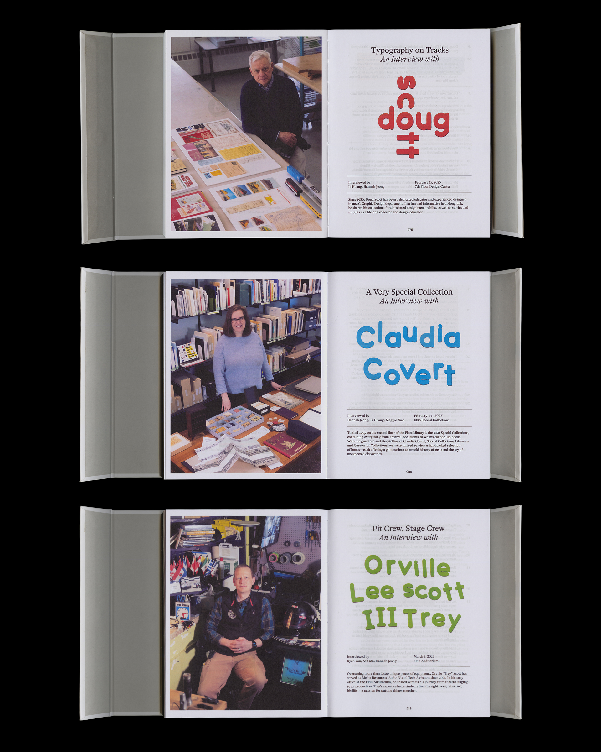 RISD 2025 Yearbook - interviews